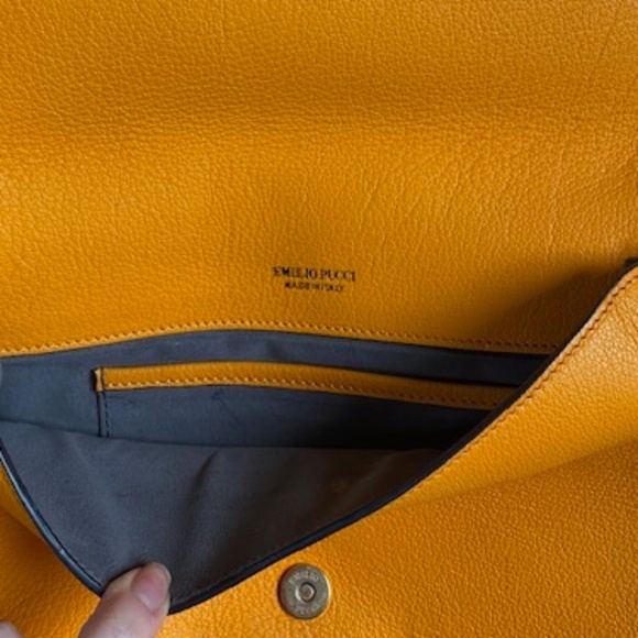 Emilio Pucci Leather Crossbody Flap Bag - Picture 5 of 7